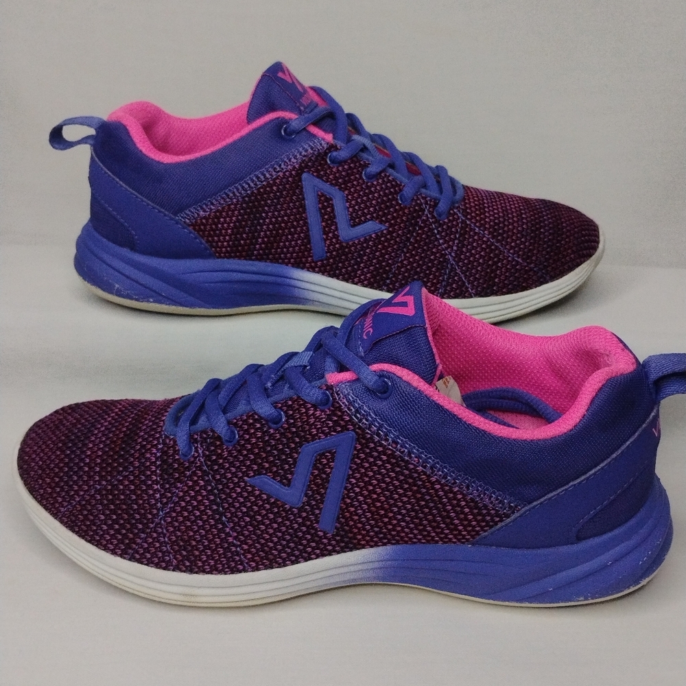 Women's Size 6.5 Vionic ADLEY Purple Pink Sneakers Gym Trainers Support Lace Up - Picture 7 of 16
